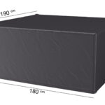 Pokrowiec prostokatny na meble ogrodowe 180x190xH85 cm