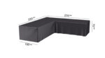 Pokrowiec na meble ogrodowe w ksztalcie L 235x235x100xH70 cm