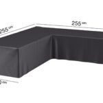 Pokrowiec na meble ogrodowe w ksztalcie L 255x255x100xH70 cm