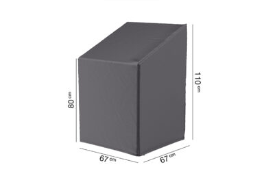 Pokrowiec na krzesla ogrodowe 67x67xH80110 cm