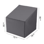 Pokrowiec trapezowy na krzesla ogrodowe 75x78xH6590 cm