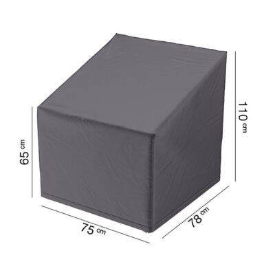 Pokrowiec trapezowy na krzesla ogrodowe 75x78xH65110 cm