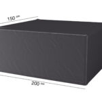 Pokrowiec prostokatny na meble ogrodowe 200x150xH85 cm