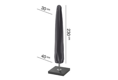 Pokrowiec na parasol ogrodowy z noga srodkowa H230x3040 cm
