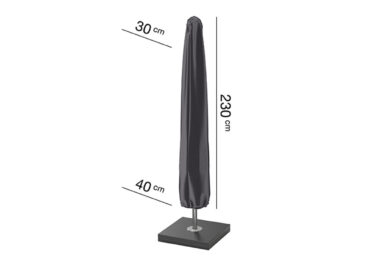 Pokrowiec na parasol ogrodowy z noga srodkowa H230x3040 cm