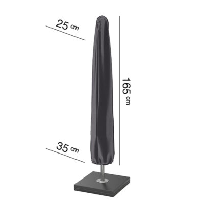 Pokrowiec na parasol ogrodowy z noga srodkowa H165x2535 cm