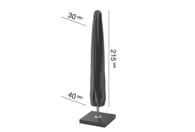 Pokrowiec na parasol ogrodowy z noga srodkowa 215xH3040 cm