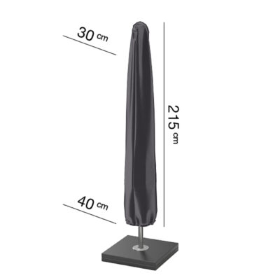 Pokrowiec na parasol ogrodowy z noga srodkowa 215xH3040 cm