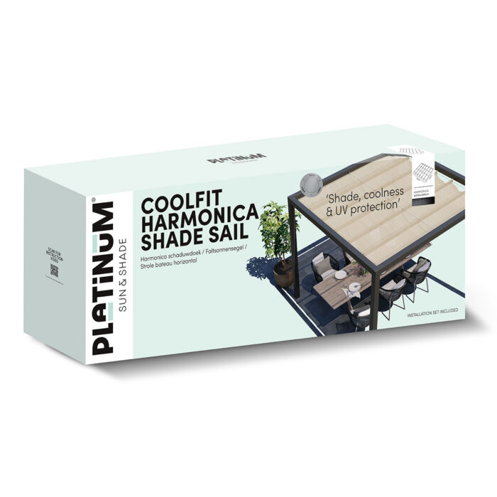 Roleta rzymska 3,7 m x 5 m kolor Antracyt - obrazek 2