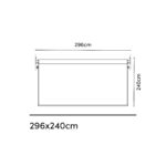 Roleta pionowa 2,96 x 2,4 m kolor Antracyt - obrazek 4