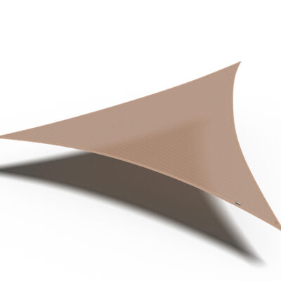 Żagiel przeciwsłoneczny – trójkąt 3,6 x 3,6 x 3,6 m kolor Piaskowy