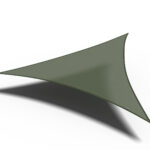 Żagiel – trójkąt 5 x 5 x 5 m kolor Oliwkowy