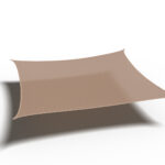 Żagiel – kwadrat 3,6 x 3,6 m kolor Piaskowy