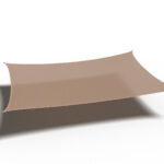 Żagiel – prostokąt 3 x 4 m kolor Piaskowy