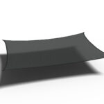 Żagiel – prostokąt 3 x 5 m kolor Czarny