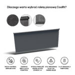 Roleta pionowa 1,48 x 2,4 m kolor Antracyt - obrazek 3