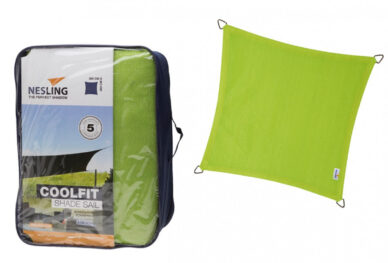 Zagiel kwadrat 5 x 5 m kolor Limonka