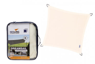 Zagiel wodoodporny  kwadrat 5 x 5 m kolor Kremowy