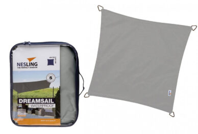 Zagiel wodoodporny  kwadrat 5 x 5 m kolor Szary