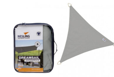 Zagiel wodoodporny  trojkat 4 x 4 x 4 m kolor Szary