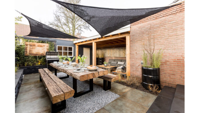 Zagiel  trojkat 36 x 36 x 36 m kolor Granatowy