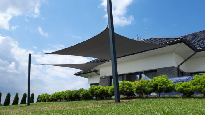 Zagiel  kwadrat 5 x 5 m kolor Ceglasty