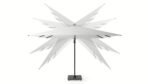 Parasol ogrodowy CHALLENGER T² PREMIUM - kolor stelażu: Anthracite - kolor: Champagne - 3,5 x 2,6 m - obrazek 7