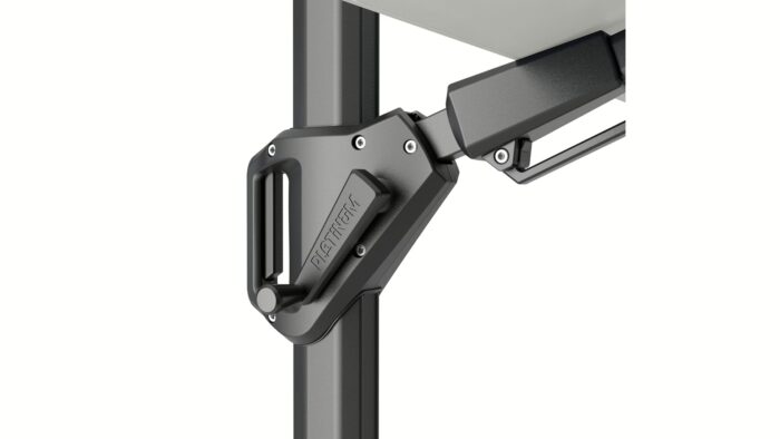 Parasol ogrodowy CHALLENGER T² PREMIUM - kolor stelażu: Anthracite - kolor: Champagne - 3,5 x 2,6 m - obrazek 5