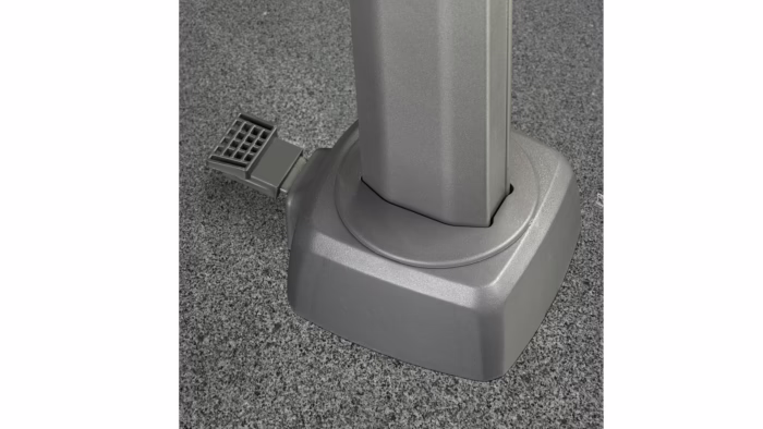 Parasol ogrodowy CHALLENGER T² PREMIUM - kolor stelażu: Anthracite - kolor: Champagne - 3 x 3 m - obrazek 7