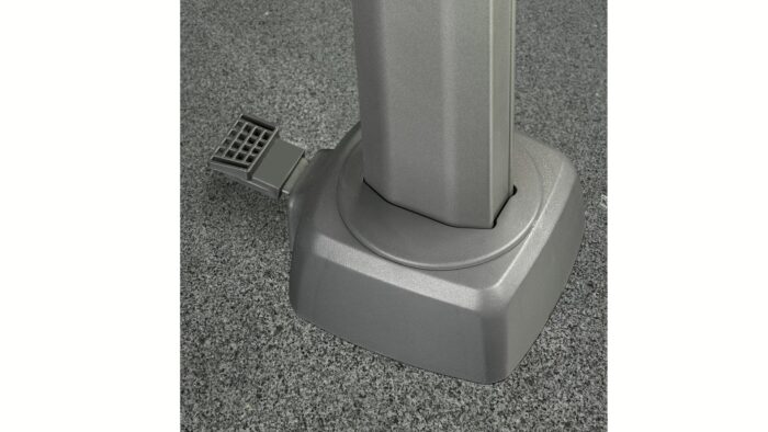 Parasol ogrodowy CHALLENGER T² PREMIUM - kolor stelażu: Anthracite - kolor: Champagne - 3 x 3 m - obrazek 7