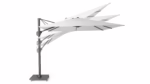Parasol ogrodowy CHALLENGER T¹ PREMIUM - kolor stelażu: Anthracite - kolor: Champagne - 4 x 3 m - obrazek 8