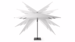 Parasol ogrodowy CHALLENGER T¹ PREMIUM - kolor stelażu: Anthracite - kolor: Champagne - 4 x 3 m - obrazek 9