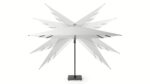 Parasol ogrodowy CHALLENGER T² PREMIUM - kolor stelażu: Anthracite - kolor: Champagne - 3 x 3 m - obrazek 10