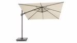 Parasol ogrodowy CHALLENGER T² PREMIUM - kolor stelażu: Anthracite - kolor: Champagne - 3 x 3 m - obrazek 2