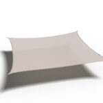 Żagiel – kwadrat 5 x 5 m kolor Szarobeżowy