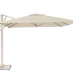 Parasol ogrodowy BEAUFORT PREMIUM – kolor stelażu: Sandstone – kolor: Champagne – 3,2 x 3,2 m