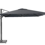 Parasol ogrodowy BEAUFORT PREMIUM – kolor stelażu: Anthracite – kolor: Faded Black – 3,2 x 3,2 m