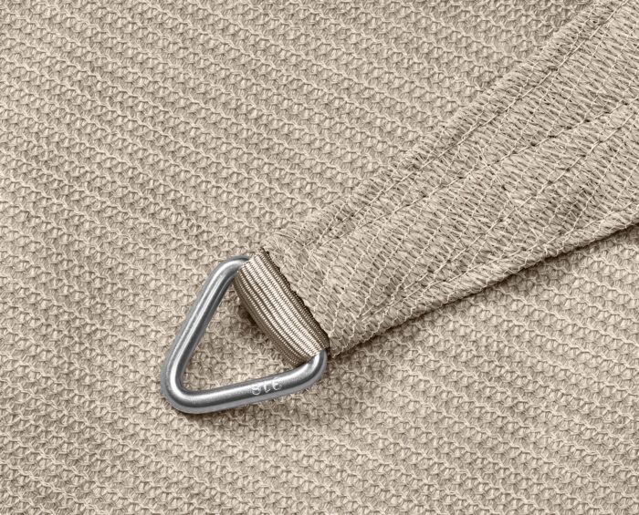 Żagiel – trójkąt 3,6 x 3,6 x 3,6 m kolor Szarobeżowy - obrazek 6