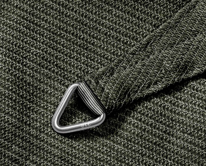 Żagiel – trójkąt 90° 5 x 5 x 7,1 m kolor Oliwkowy - obrazek 6