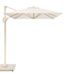 Parasol ogrodowy VOYAGER T¹ - kolor stelażu: Sandstone - kolor: Ivory - 2,5 x 2,5 m