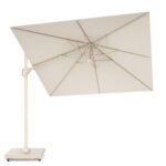 Parasol ogrodowy VOYAGER T² - kolor stelażu: Sandstone - kolor: Ivory - 2,7 x 2,7 m - obrazek 2