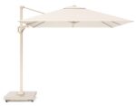 Parasol ogrodowy VOYAGER T² - kolor stelażu: Sandstone - kolor: Ivory - 2,7 x 2,7 m