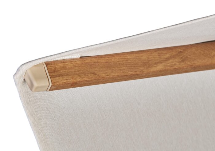 Parasol ogrodowy CHALLENGER T² PREMIUM - kolor stelażu: Teak - kolor: Champagne - Ø 3,5 m - obrazek 5