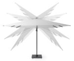 Parasol ogrodowy CHALLENGER T² PREMIUM - kolor stelażu: Teak - kolor: Champagne - Ø 3,5 m - obrazek 9