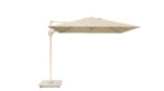 Parasol ogrodowy CHALLENGER T² PREMIUM - kolor stelażu: Sandstone - kolor: Champagne - 3 x 3 m