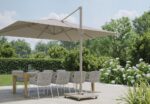 Parasol ogrodowy CHALLENGER T¹ PREMIUM - kolor stelażu: Sandstone -kolor: Champagne - 4 x 3 m - obrazek 10