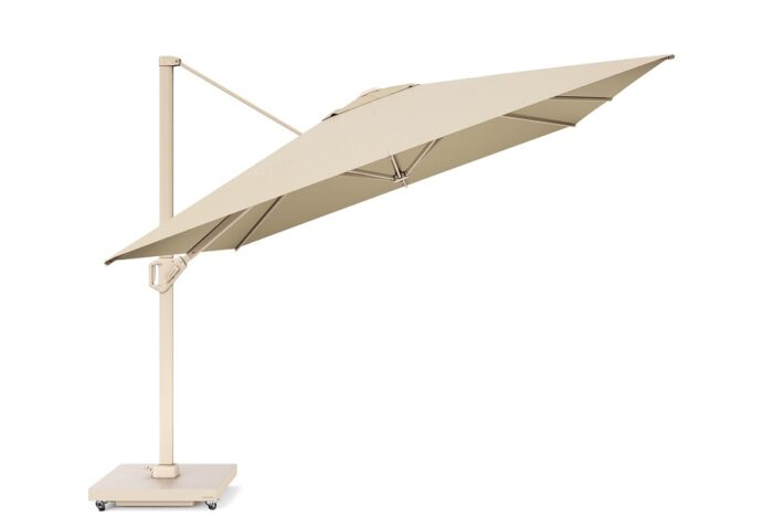 Parasol ogrodowy CHALLENGER T¹ PREMIUM - kolor stelażu: Sandstone -kolor: Champagne - 4 x 3 m - obrazek 2