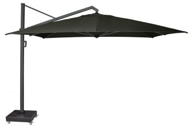 Parasol ogrodowy ICON T  kolor stelazu Anthracite  kolor Feded black  35 x 35 m