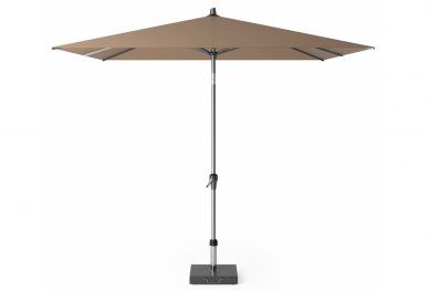 Parasol ogrodowy RIVA  kolor stelazu Anthracite  kolor Taupe  25 x 25 m