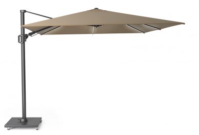 Parasol ogrodowy CHALLENGER T GLOW  kolor stelazu Anthracite  rozmiar 3 x 3 m  Taupe